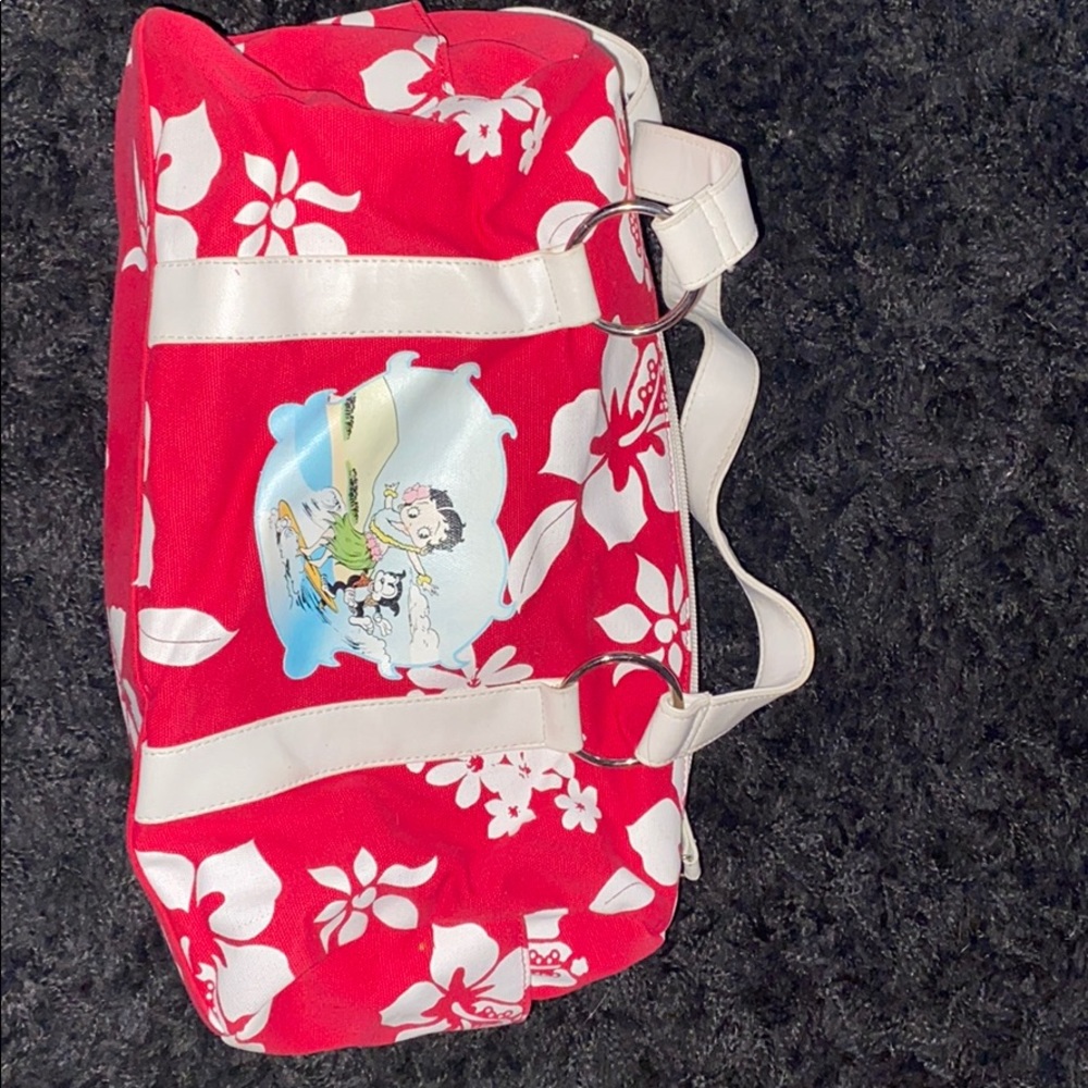 Hawaiian style mini duffle bag. Sample bag.